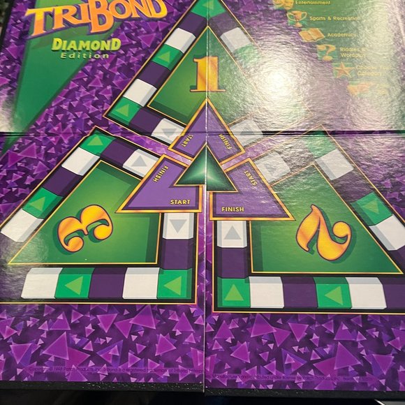 Vintage 1998 TriBond Diamond Edition Board Party Game - Picture 2 of 3
